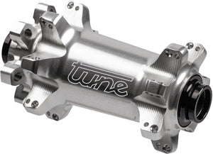 Tune nano boost 6b 6-hole mtb 24h front hub silver with standard bearing