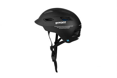 Bypoint helm u-ert fl mat zwart m 54-58cm