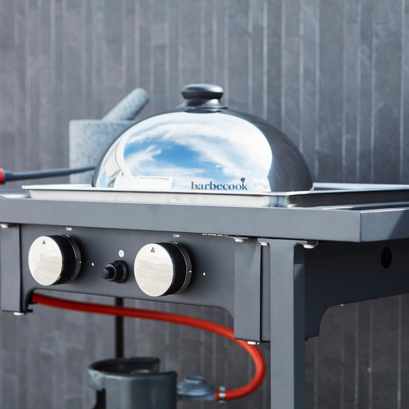 Load image into Gallery viewer, Barbecook olivia plancha dome uit rvs ø 30cm
