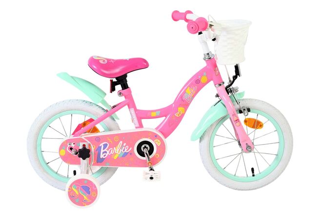 Load image into Gallery viewer, Barbie kinderfiets - meisjes - 14 inch - roze
