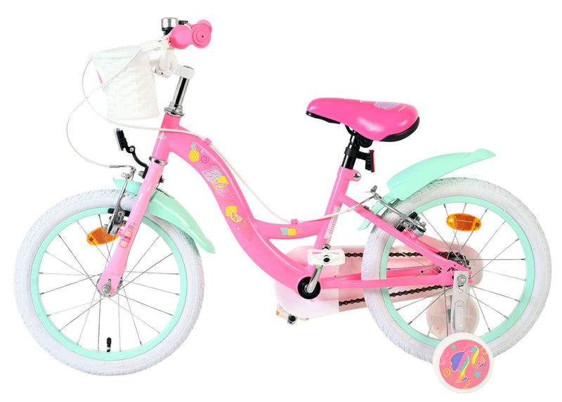 Afbeelding laden in galerijviewer, Volare barbie kinderfiets - meisjes - 16 inch - roze - twee handremmen
