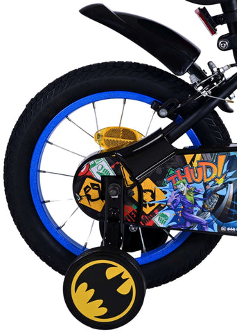 Batman Kinderfiets - Jongens - 14 inch - Zwart - Twee handremmen