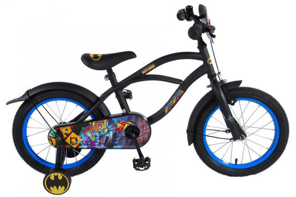 batman children's bicycle - boys - 16 inch - black