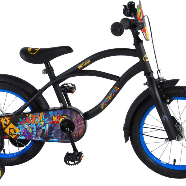 batman children's bicycle - boys - 16 inch - black