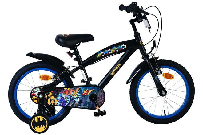 Load image into Gallery viewer, Batman kinderfiets - jongens - 16 inch - zwart - 2 handremmen
