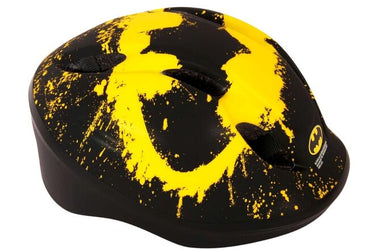 skate fietshelm Batman juniGoud 52-56 cm zwart geel