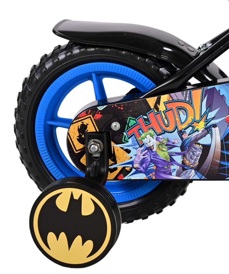 Load image into Gallery viewer, Batman Kinderfiets Jongens 10 inch Zwart Doortrapper
