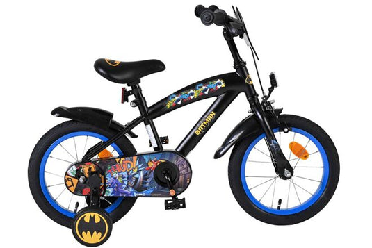 Batman kinderfiets - jongens - 14 inch - zwart