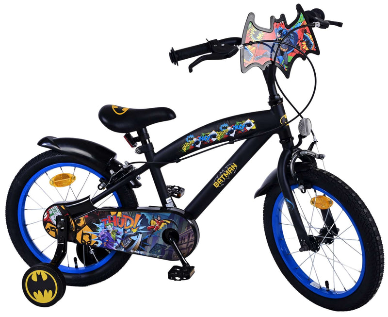 Load image into Gallery viewer, Batman Kinderfiets Jongens 16 inch Zwart Twee handremmen
