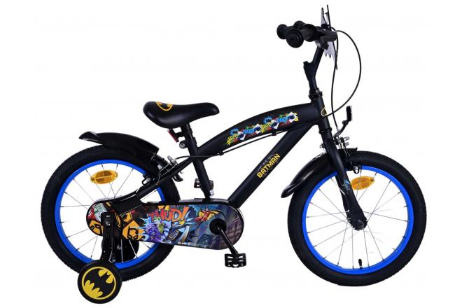 Load image into Gallery viewer, Batman Kinderfiets Jongens 16 inch Zwart Twee handremmen

