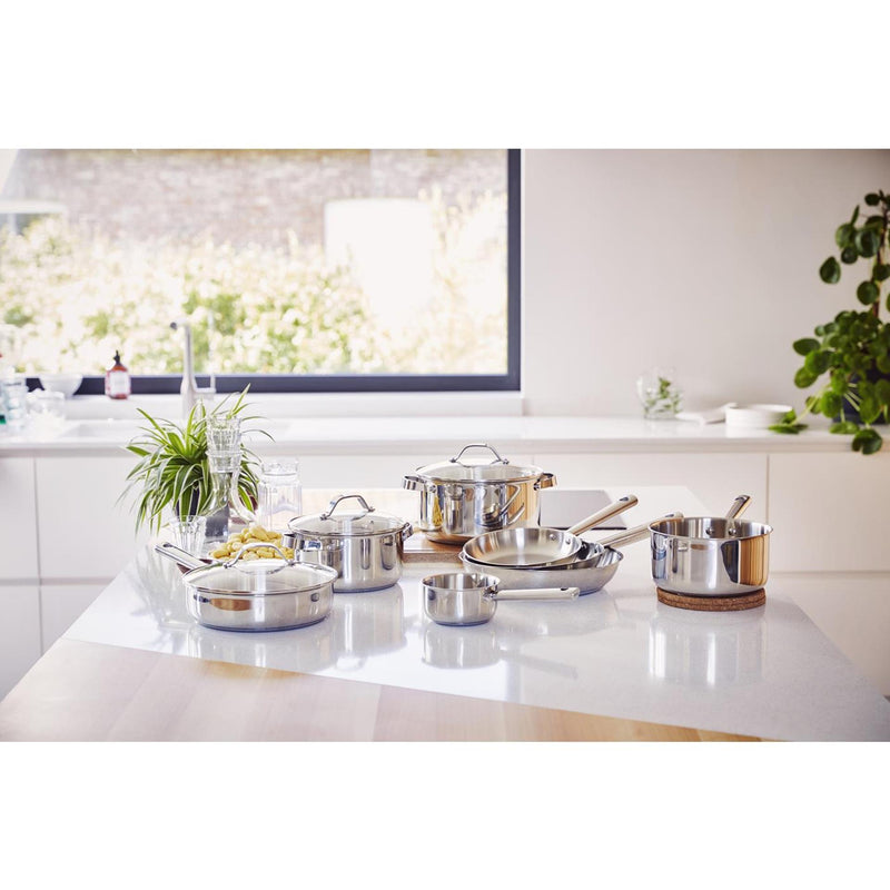 Load image into Gallery viewer, Beka cicla steelpan met 2 giettuiten 12cm rvs
