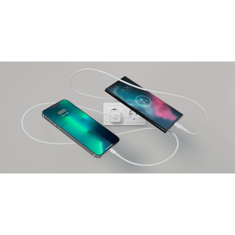 Load image into Gallery viewer, Belkin BoostCharge 2-poorts USB-C GaN-wandlader met P
