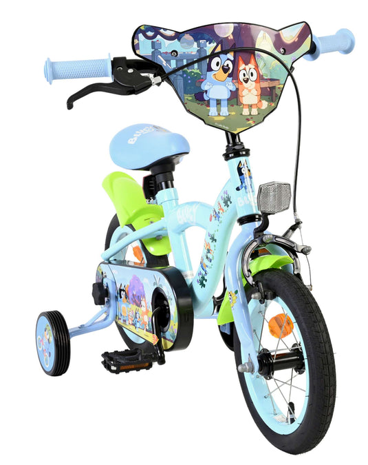 Volare bluey kinderfiets - uni- 12 inch - blauw