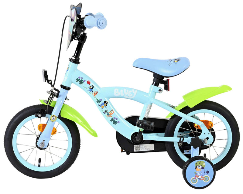 Load image into Gallery viewer, Bluey kinderfiets - uni- 12 inch - blauw
