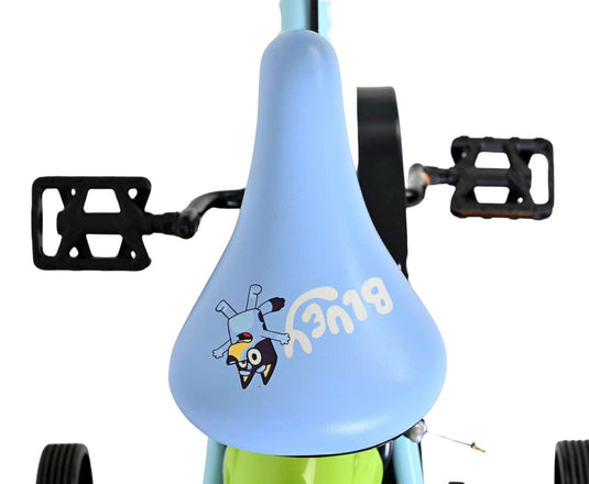 Bluey kinderfiets 12 inch - lichtblauw - twee handremmen