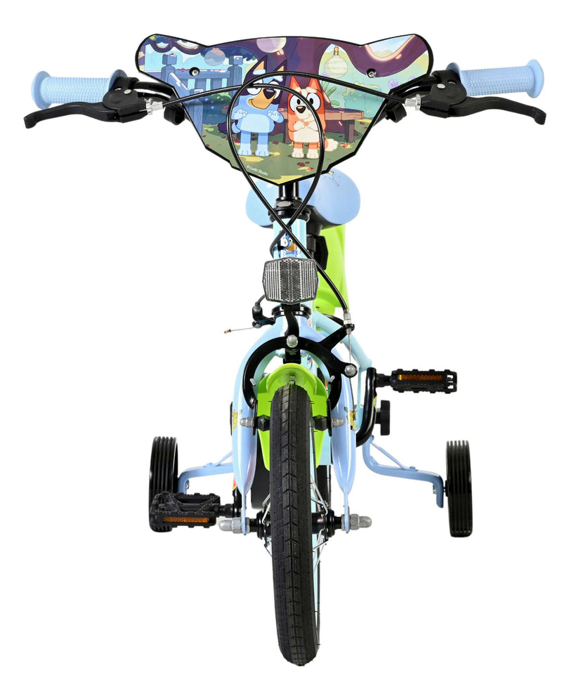Load image into Gallery viewer, Bluey kinderfiets 12 inch - lichtblauw - twee handremmen
