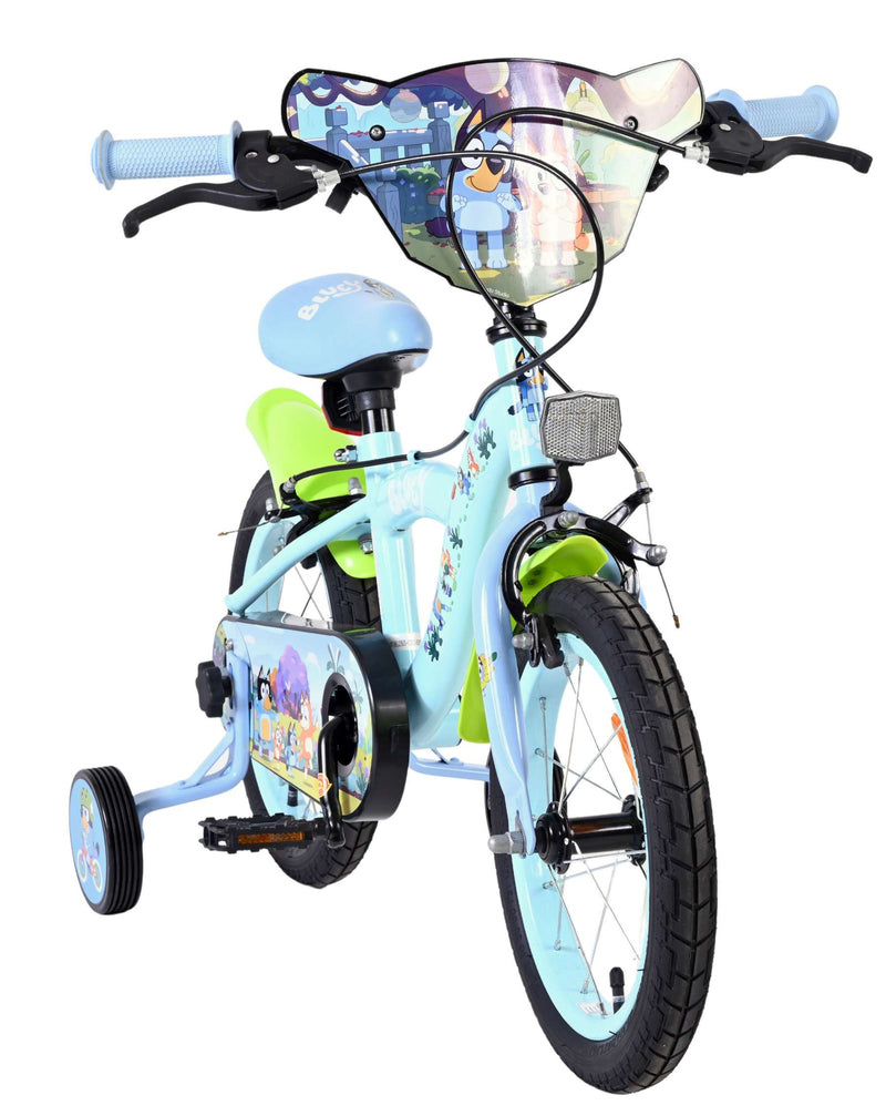 Load image into Gallery viewer, Bluey kinderfiets - 14 inch - lichtblauw - twee handremmen
