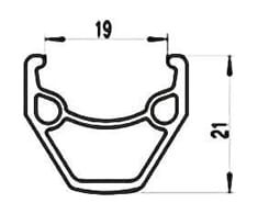 Cortina velg J19SZ double