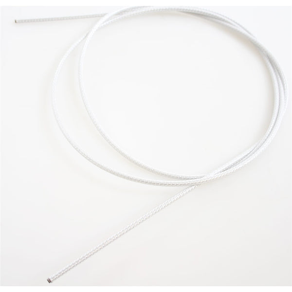 Cortina buitenkabel schakel white braid