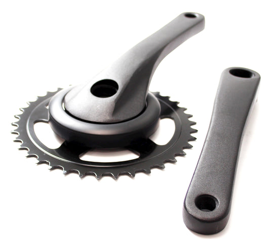 Cortina crankstel 38t black matt