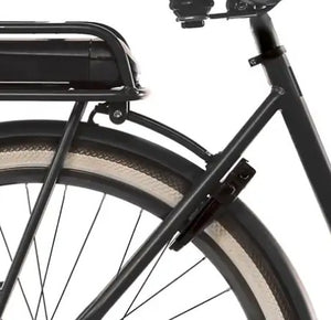 Cortina achterdrager bracket jet black matt l130mm