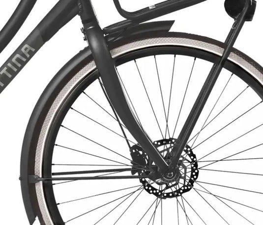 Cortina voorvork e-u4 family jet black matte