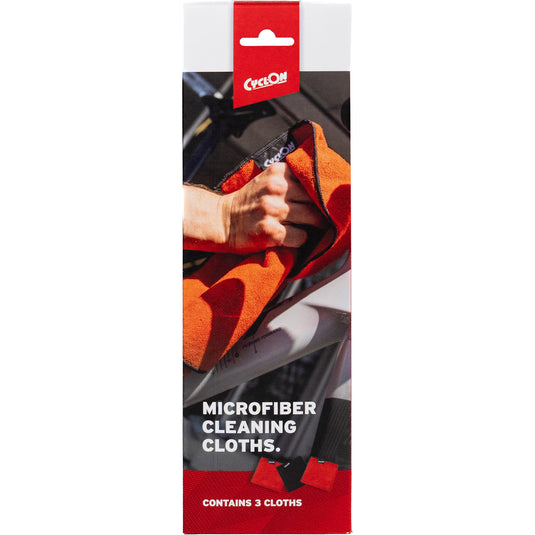 Cyclon microfiber cloths in a set of 3