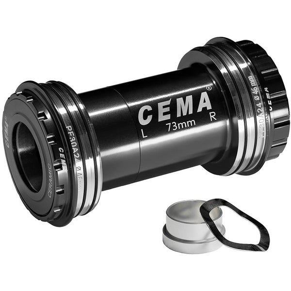 CEMA bracketas PF30A SRAM GXP SG3 coated keramisch zwart