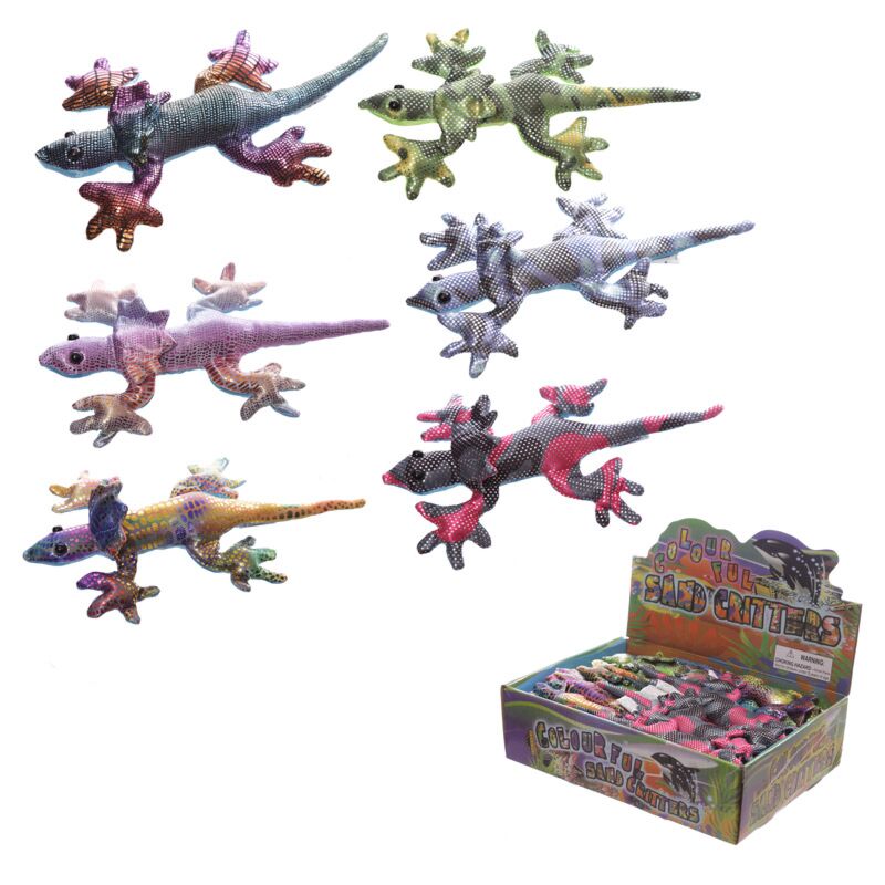Load image into Gallery viewer, Hagedis dierenknuffels zanddieren 18cm
