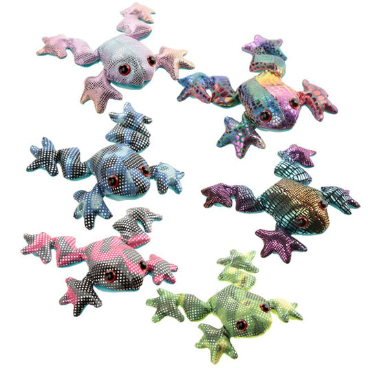 Kikker dierenknuffels zanddieren 10cm