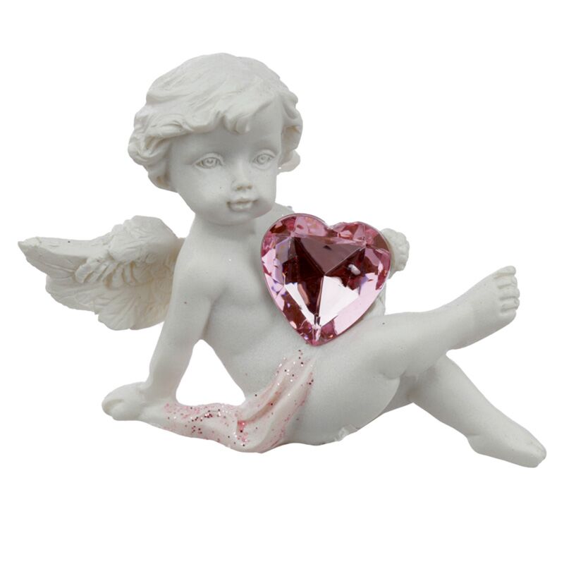 Load image into Gallery viewer, Peace of heaven playful heart cherubijn beeld
