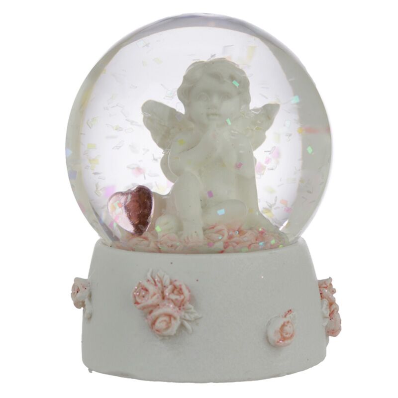 Load image into Gallery viewer, Peace of heaven sweet dreams cherubijn sneeuwbol
