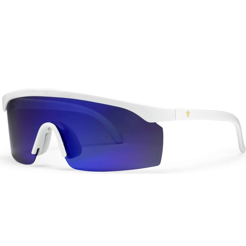 Load image into Gallery viewer, Chpo bril lelle white blue mirror
