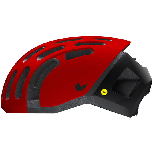 Catlike racehelm whisper ii maat l mat rood glans zwart