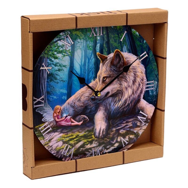 Load image into Gallery viewer, Lisa parker fairy stories fee wolf bedrukte klok
