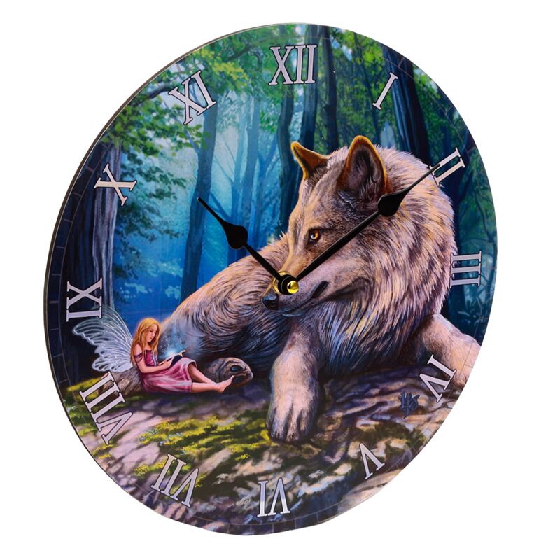 Load image into Gallery viewer, Lisa parker fairy stories fee wolf bedrukte klok
