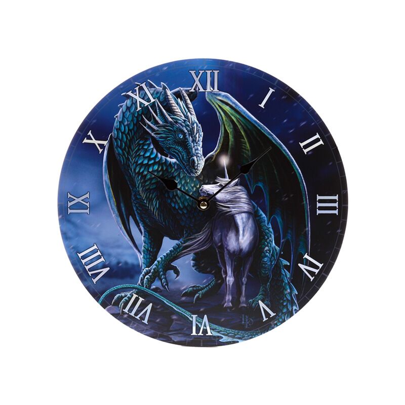 Load image into Gallery viewer, Lisa parker protector magick draak eenhoorn bedrukte klok
