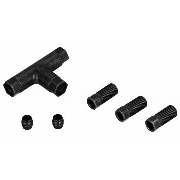 brake line T-piece black 7-piece