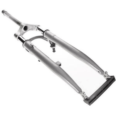 voorvork verend 28 inch hybride 1 inch zilver