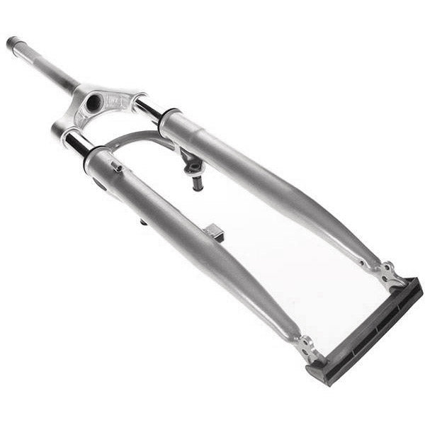 Load image into Gallery viewer, voorvork verend 28 inch hybride 1 inch zilver
