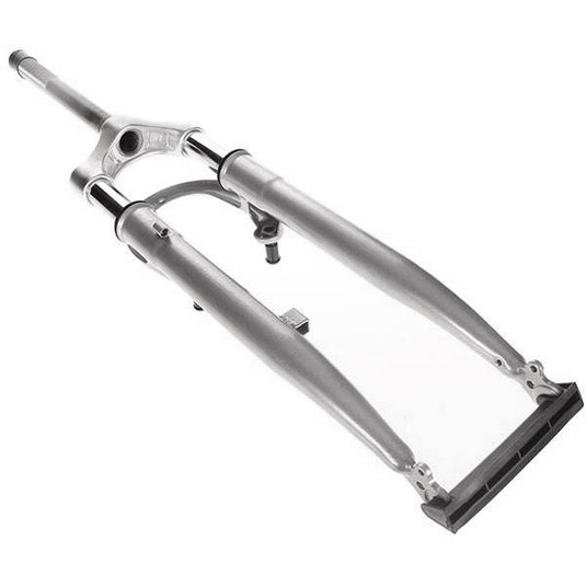 voorvork verend 28 inch hybride 1 inch zilver