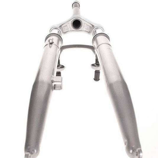 voorvork verend 28 inch hybride 1 inch zilver