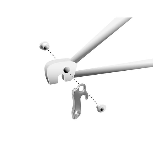 Union derailleurpad GH-036 met schroefset M8x0.75