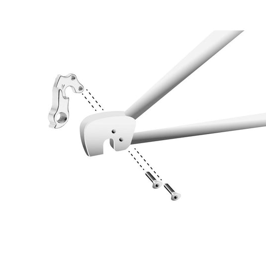 Union derailleurpad GH-045 met schroefset M4x0.7