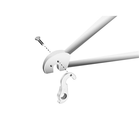 Union derailleurpad GH-104 met schroef M3x0.5