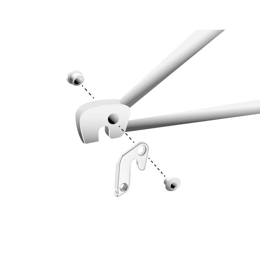 Union derailleurpad GH-108 met schroefset M8x0.75