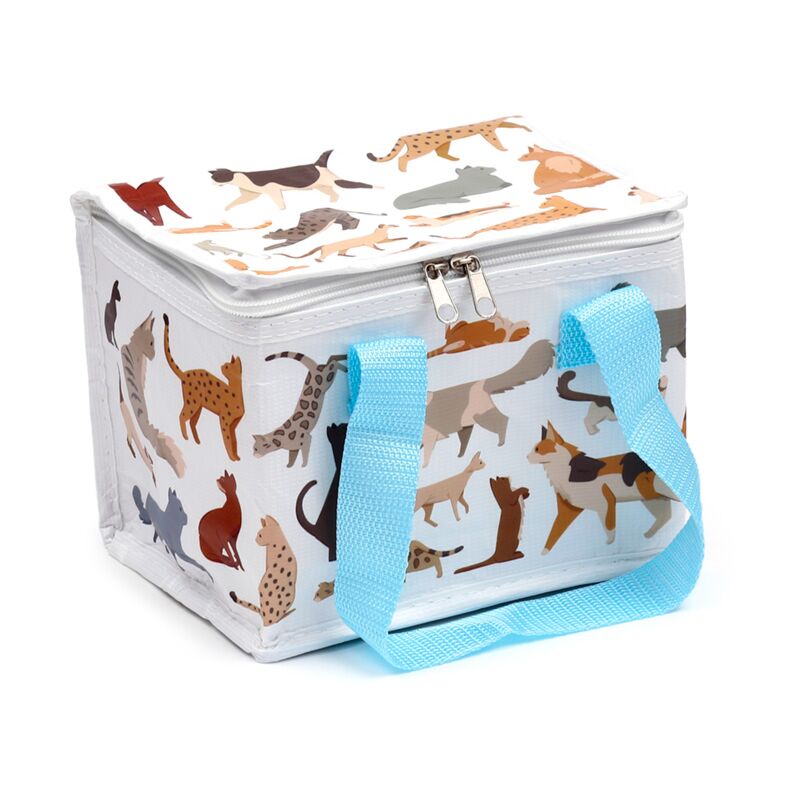 Load image into Gallery viewer, Feline fine kat rpet duurzame koeltas lunchtas

