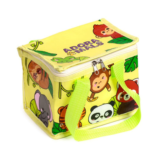 Adoramals wilde dieren rpet duurzame koeltas lunchtas