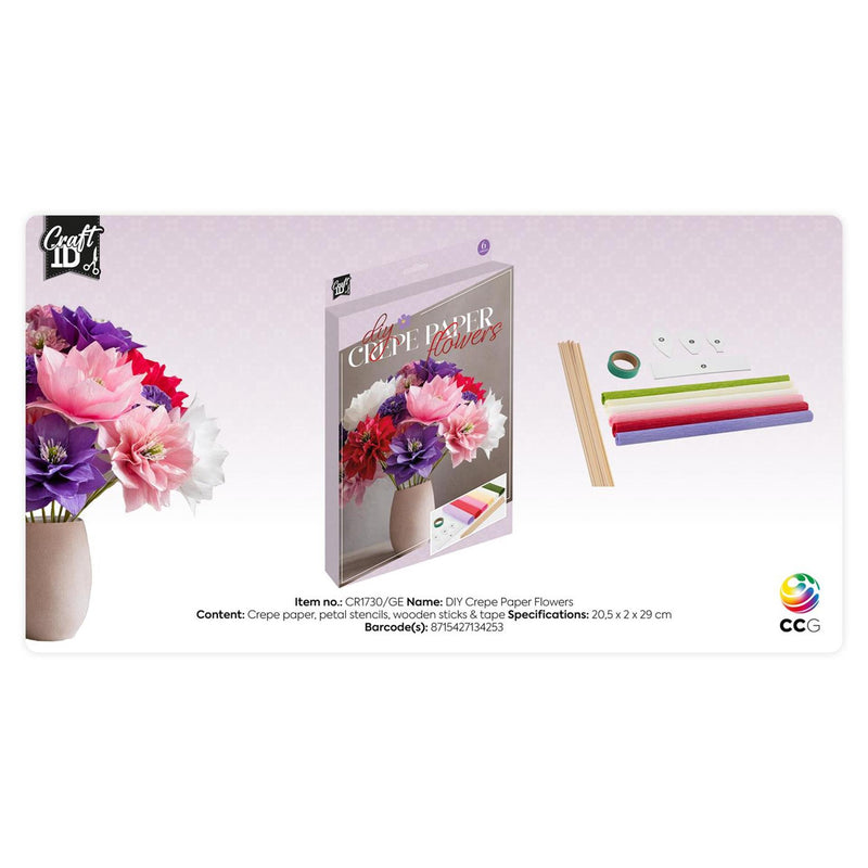 Load image into Gallery viewer, Craft id crepe knutsel bloemen
