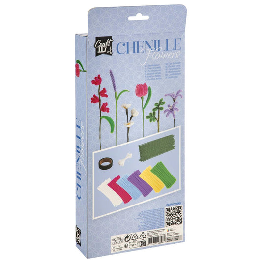Craft id chenille bloemenset 108-delig